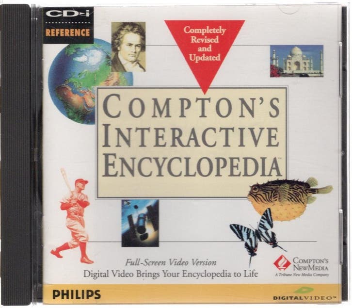 Philips CD-i / CDi Comptons Interactive Encyclopedia - Revi, Spelcomputers en Games, Games | Overige, Zo goed als nieuw, Verzenden