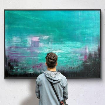 Luca Domiro - COASTAL GLOW - Large Original painting
