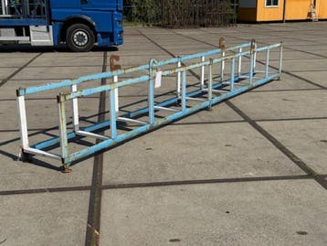 Langmateriaal container, 6m, gebruikt, stapelbaar, hijsbaar, Ophalen, Gebruikt