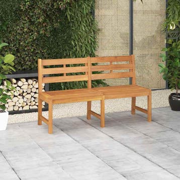 vidaXL Tuinbank 150 cm massief teakhout, Verzenden, Nieuw