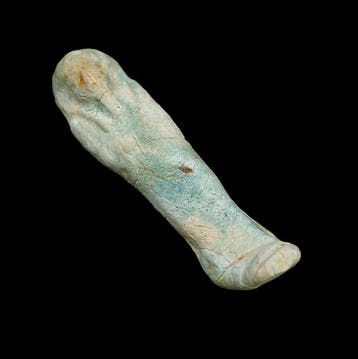 Oud-Egyptisch Faience Shabti - 62 mm (Zonder minimumprijs)