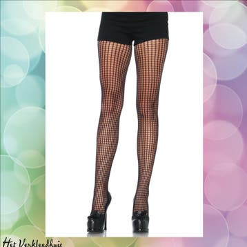 Square Netpanty vierkant pantyhose, Verzenden, Nieuw