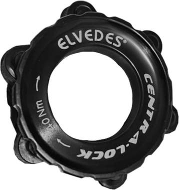 Elvedes Schijfrem Adapter Naar Centerlock 6-gaats Zwart, Ophalen of Verzenden, Zo goed als nieuw, Onbekend