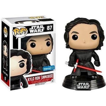 Funko Pop! Star Wars - Kylo Ren Unmasked #87 Walmart, Verzenden, Nieuw