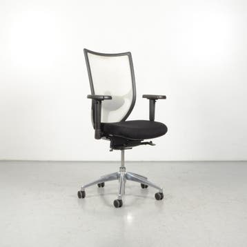 Bureaustoel CS Airtop - Zwart - wit mesh rugleuning, Ophalen of Verzenden, Nieuw in verpakking