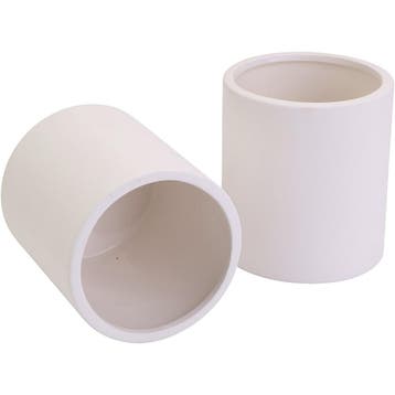 Keramieke potten, d 9 cm, afm 10 cm, 12 stuk/ 1 doos, Nieuw