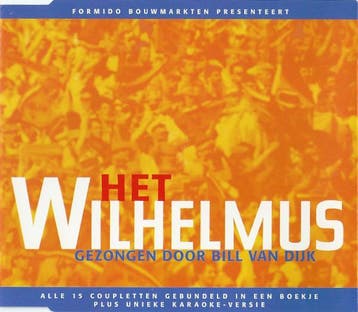cd single - Bill van Dijk - Het Wilhelmus, Verzenden, Zo goed als nieuw, Nederlandstalig