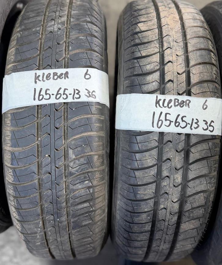 2x 165-65-13 Kleber Zomer 2x 6mm €35 Per Band 165 65 13, Auto-onderdelen, Banden en Velgen, 13 inch, Zomerbanden, 165 mm, Personenwagen