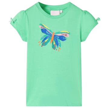 vidaXL Kindershirt 116 lichtgroen, Verzenden, Nieuw