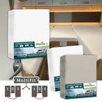 Textielpakket Camper lengtebedden met midden matras - 2, Verzenden, Nieuw, Wit