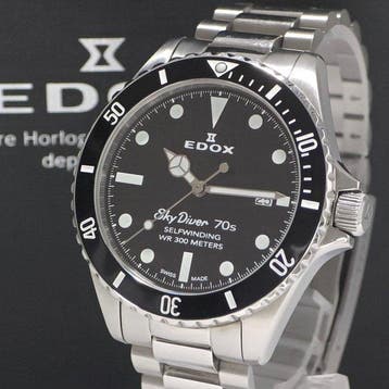 Edox - SkyDiver 70s 80112-3NM-NI - Heren - 2022, Nieuw