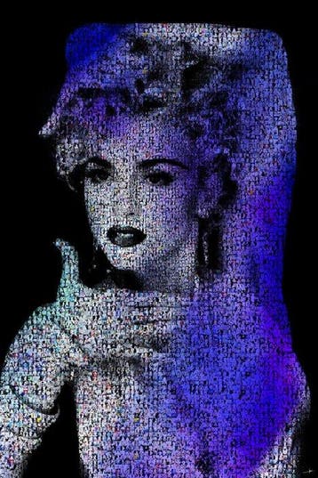 David Law - Crypto Madonna III - Blue - 2.0 - Format XL, Antiek en Kunst