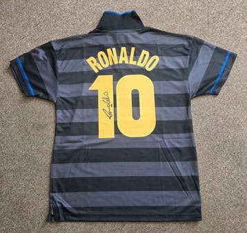 Inter Milan - UEFA Cup Final - Ronaldo - Voetbalshirt, Nieuw