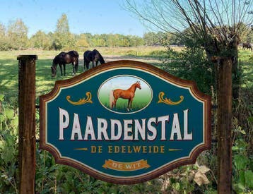Borden voor:  Stal / manege / boerderij / etc. GRATIS DESIGN, Verzenden, Nieuw, Overige soorten