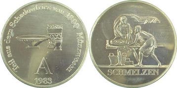 Duitsland Medaille Schadowfries Schmelzen 1983 A Ddr 1983, Verzenden