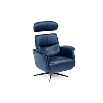 Relaxfauteuil Ijmuiden - relaxfauteuils - Blauw, Huis en Inrichting, Nieuw, Blauw, Stof