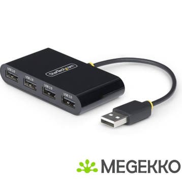 StarTech.com 4-Port USB 2.0 Hub, USB Bus Powered, Compacte, Computers en Software, USB Sticks, Verzenden, Nieuw, Startech