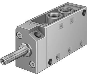 Festo 5/2 Monostabiel Lucht Magneetventiel G1/4 1000L/Min -, Verzenden, Nieuw