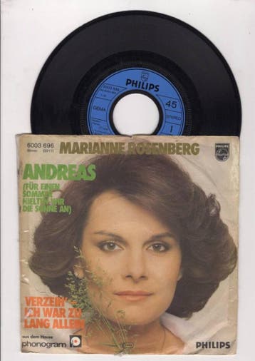 Marianne Rosenberg – Andreas / Verzeih- Ich War Zu Lang All, Ophalen of Verzenden, Nieuw in verpakking