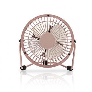 USB ventilator | Nedis | Ø 10 cm (360° draaibaar, Roze), Verzenden, Nieuw
