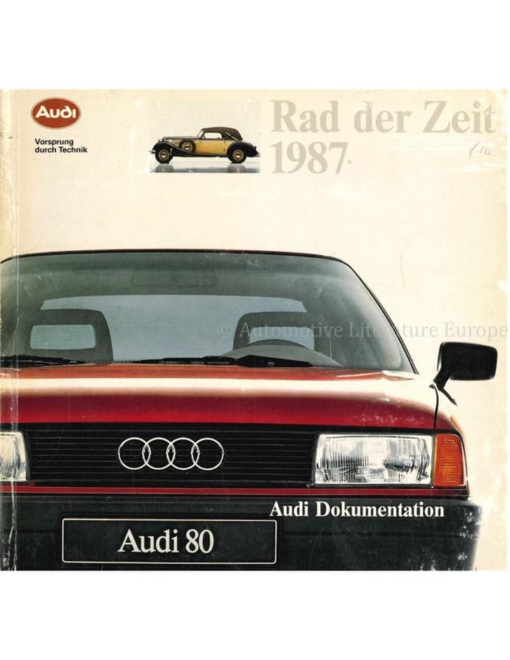 AUDI, RAD DER ZEIT 1987, Boeken, Auto's | Boeken, Audi