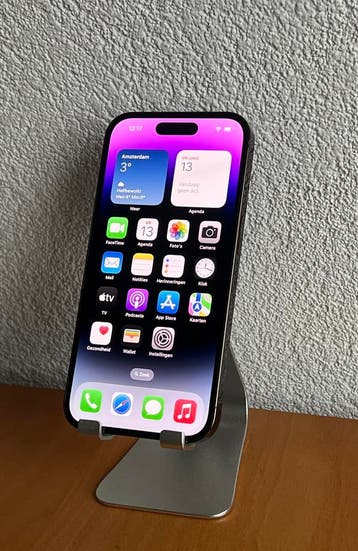 Apple iPhone 14 Pro 128GB Paars / Garantie / Nette staat, Telecommunicatie, Mobiele telefoons | Apple iPhone, Paars, Refurbished