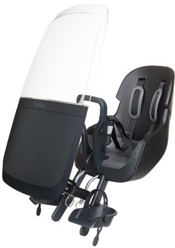 Bobike Mini Exclusive Evolve Urban Black Voorstoeltje + Wind, Verzenden, Nieuw