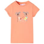 vidaXL Kindershirt 140 perzikkleurig, Verzenden, Nieuw