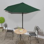 vidaXL Balkonparasol half met aluminium paal 270x144 cm, Tuin en Terras, Verzenden, Nieuw, 2 tot 3 meter