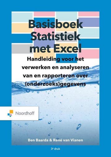 9789001575335 Basisboek Statistiek met Excel | Tweedehands, Verzenden, Zo goed als nieuw, Ben Baarda