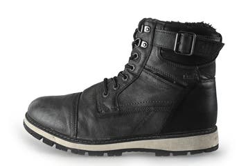 Tom Tailor Veterboots in maat 46 Zwart, Kleding | Heren, Schoenen, Verzenden, Zwart, Boots, Tom Tailor