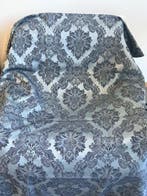 Blauwe elegantie in keizerlijke stijl - Meubelstof - 2.7 m -