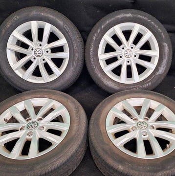 Org. velgenset velgen set 16 inch Touran Golf Troc Trondheim, Verzenden, Gebruikt