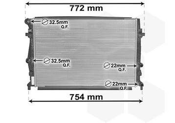 Audi A3 Radiator met ingebouwde hulpkoeler 1.4 TFSi CPWA..., Ophalen of Verzenden, Nieuw, Audi