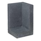 Betonnen L-hoekelement 50x50x120 zwart, Ophalen of Verzenden, Nieuw, Beton