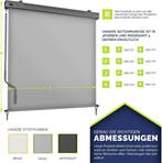 tillvex® Verticale zonwering, 200 x 250 cm, voor buiten en b, Tuin en Terras, Zonneschermen, Verzenden, Zo goed als nieuw