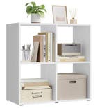 Kubus Boekenkast – Houten Vrijstaand Opbergrek 60×60×29 cm, Verzenden, Nieuw