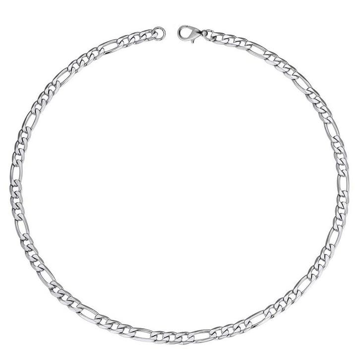 Fako Bijoux - Schakelketting Figaro - Stainless Steel -, Sieraden, Tassen en Uiterlijk, Kettingen, Verzenden