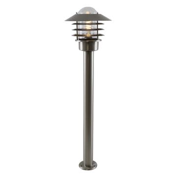 Rvs buitenlamp zilver, Felice, IP44, Ophalen of Verzenden, Nieuw, Glas, Staande lamp