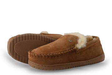 Wambat Australia Pantoffels in maat 43 Cognac, Wambat Australia, Overige kleuren, Verzenden, Zo goed als nieuw