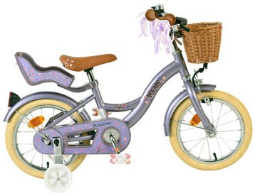 Volare Blossom Kinderfiets - Meisjes - 14 inch - Paars, Fietsen en Brommers, Fietsen | Meisjes, Verzenden, Nieuw, 14 inch of minder