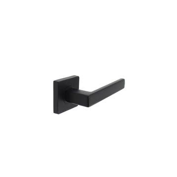 Intersteel Deurkruk Hera op vierkant rozet - mat zwart, Verzenden, Nieuw