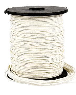 Waxkoord Rol (70 m) Wit 1 mm, Nieuw