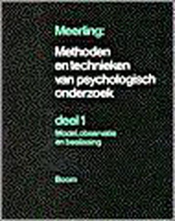 Methoden en technieken van psychologisch onderzoek Meerling, Boeken, Verzenden, Gelezen, Meerling