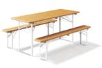 Biertafel en banken 180 x 70 | Kwaliteits biertafelset, Ophalen of Verzenden, Nieuw