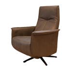 Relaxstoel Middelburg nu met 25% korting, 2M en met ACCU, Verzenden, Minder dan 75 cm, Nieuw, Leer