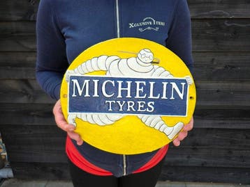 Michelin banden - Cast Iron - Reclamebord - Gietijzer, Antiek en Kunst