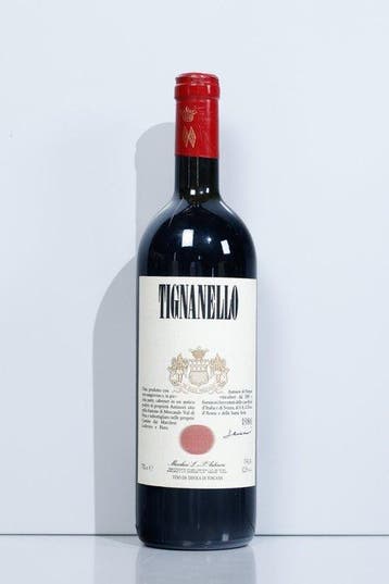 1986 Marchesi Antinori, Tignanello - Toscane IGT - 1 Fles, Nieuw