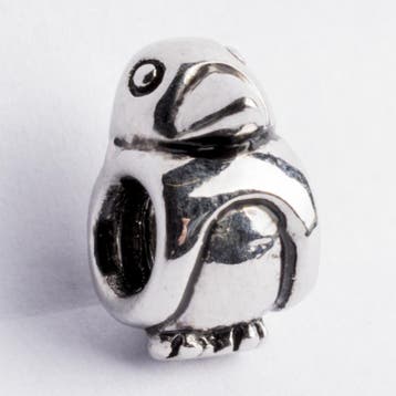 Be Charmed vogeltje kraal zilver met een rhodium laag (ni..., Ophalen of Verzenden, Nieuw, Kraal