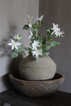 Zijden Clematis tak white 86 cm, Ophalen of Verzenden, Nieuw